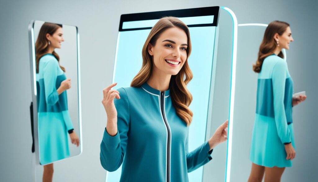 Smart Mirrors im Online-Modehandel